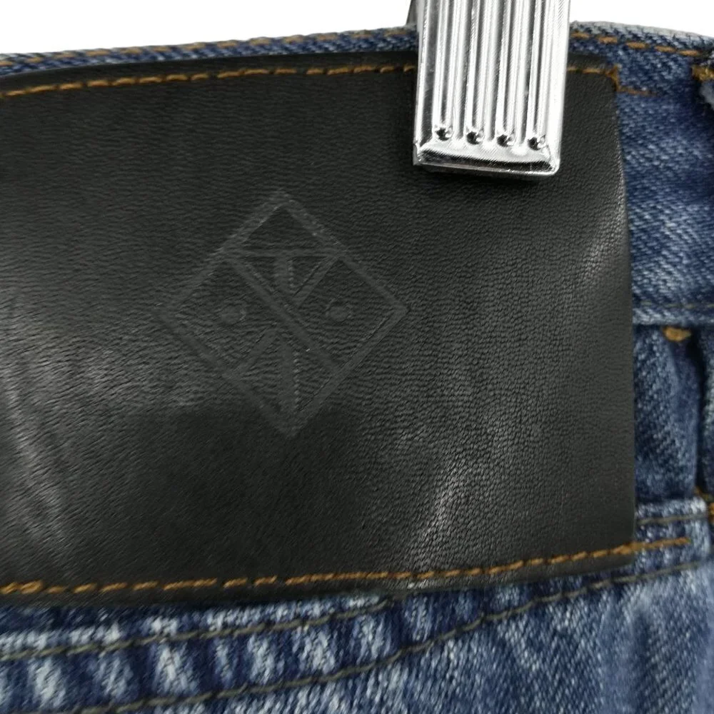 Roark Hwy 133 Slim Straight Fit Stretch Jeans Size 35 x 30 Medium Wash 5 Pocket
